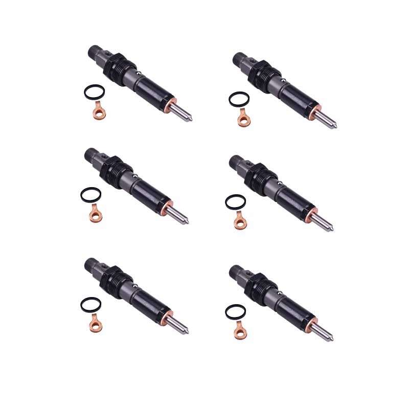 6PCS Fuel Injector For Cummins 3802677 5.9L ISB 0432131749 3929490