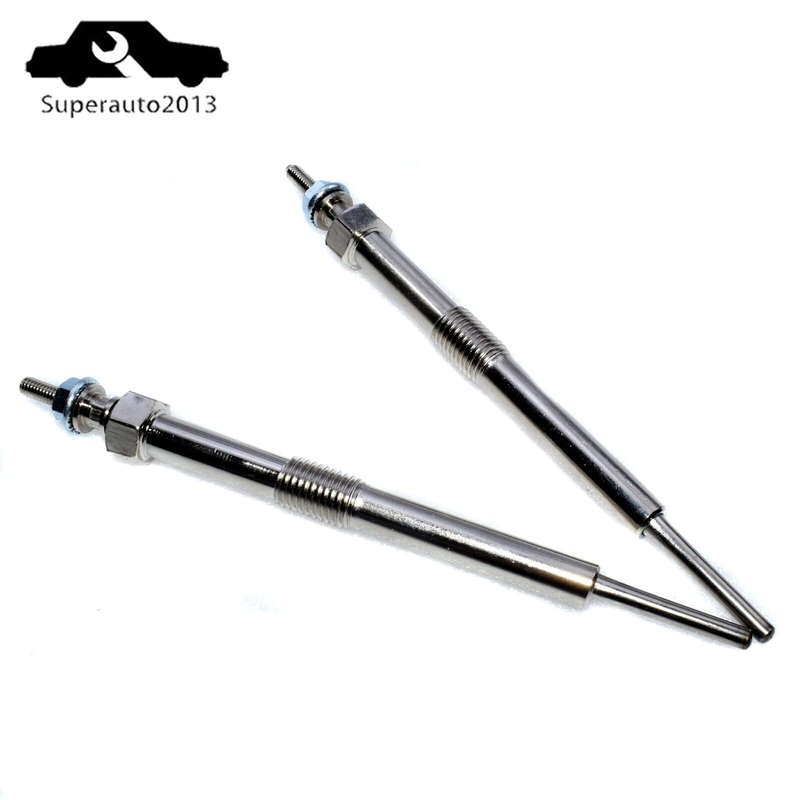 97364968 For Chevy GMC Powerstroke New Premium Dual Coil Diesel Glow Plug 2PCS