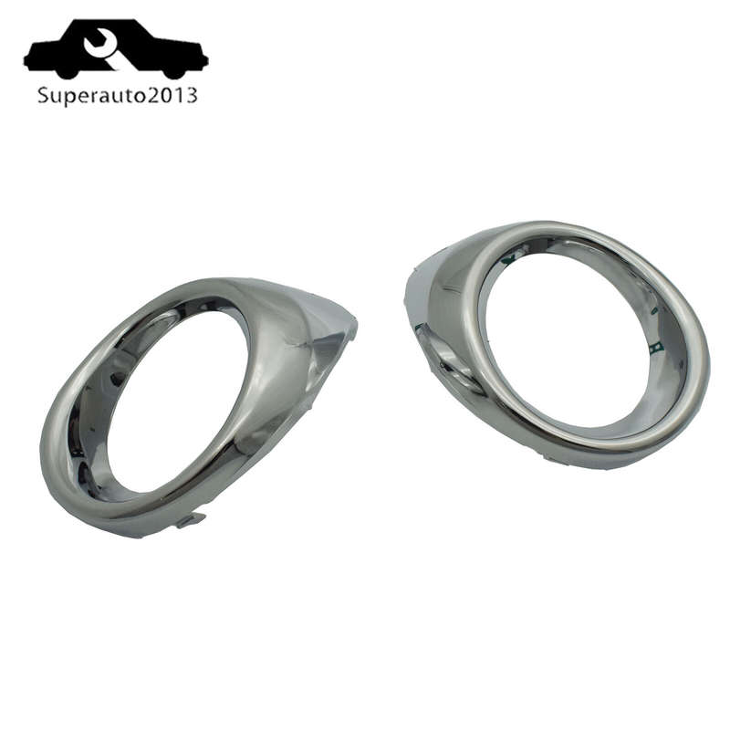 2X Front Left & Right Bumper Fog Light Lamp Trim For 2013-15 Lexus ES350 ES300h