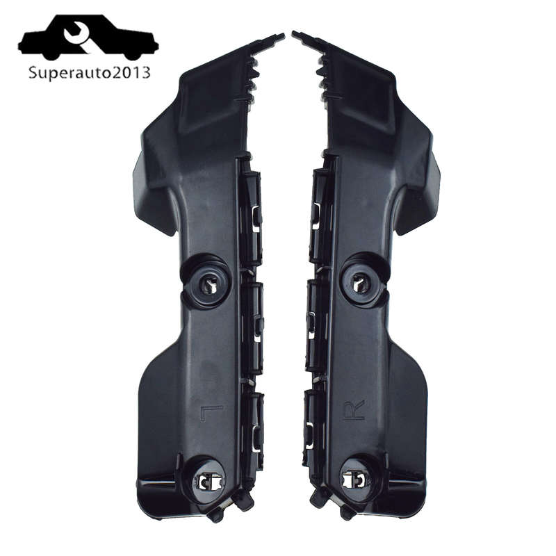 Pair Rear Left + Right Side Bumper Bracket Retainer For Toyota Yaris 2007-2011