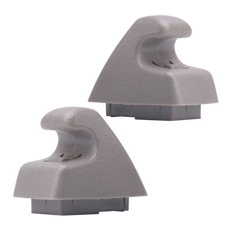 2x Grey Sun Visor Retainer Support Clip Fit for Chevy Silverado Suburban 1500