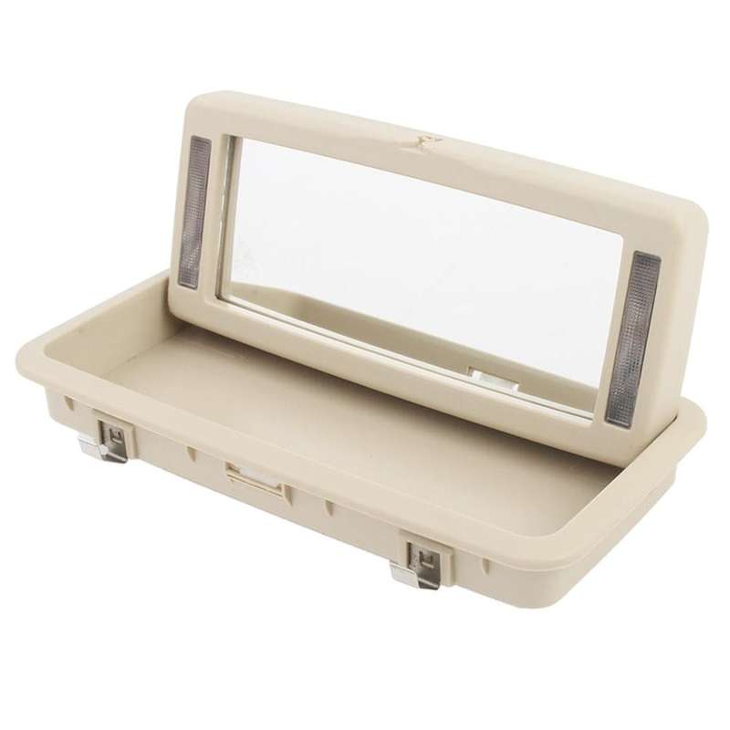 Rear Row Vanity Mirror Makeup Mirror Fit for 2010-2019 Jaguar XJ C2D19845AMN New