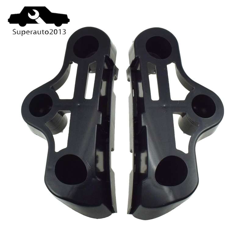 Pair Left & Right Front Bumper Mounting Bracket Set For Toyota Sequoia 2007-2021