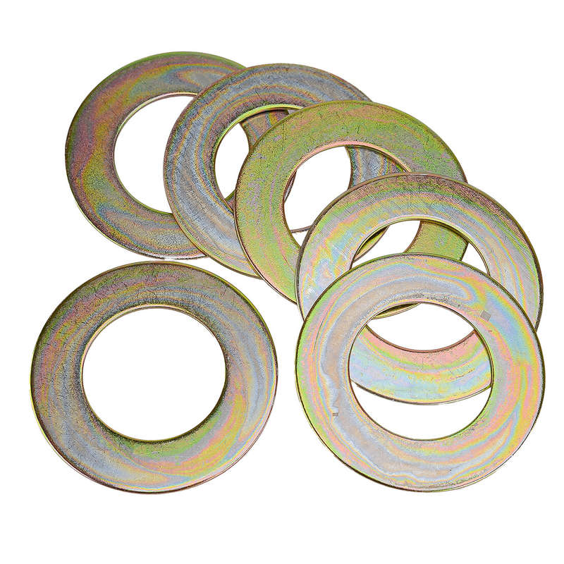 6x 40mmx70mmx2mm Bucket Pin Shim Iron Excavator Skid Steer fit For Cat Bobcat