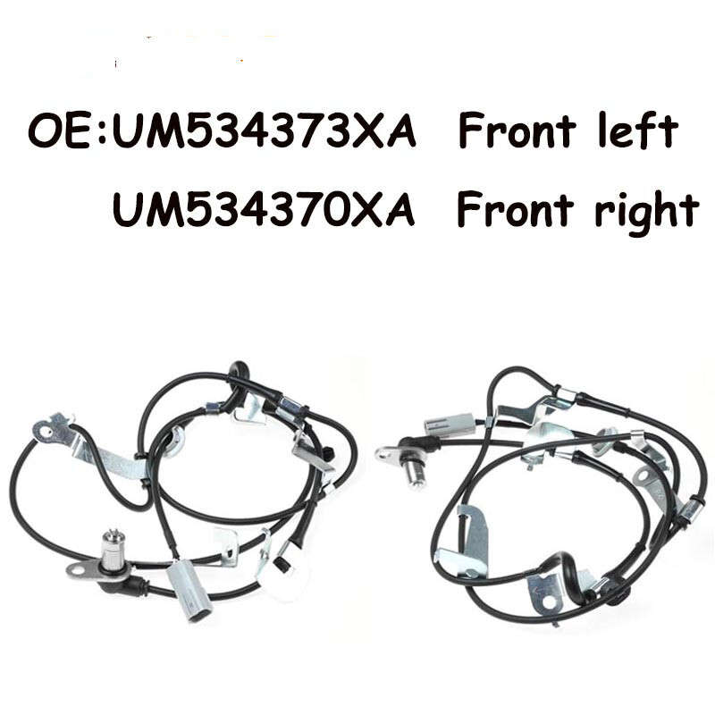 2Pcs ABS Wheel Speed Sensor For Ford Ranger 2.5TD 3.0TD UM534373XA UM534370XA