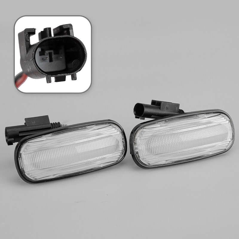 2Pcs LED Side Marker Light Fit For Land Rover Discovery 2 Defender Freelander it