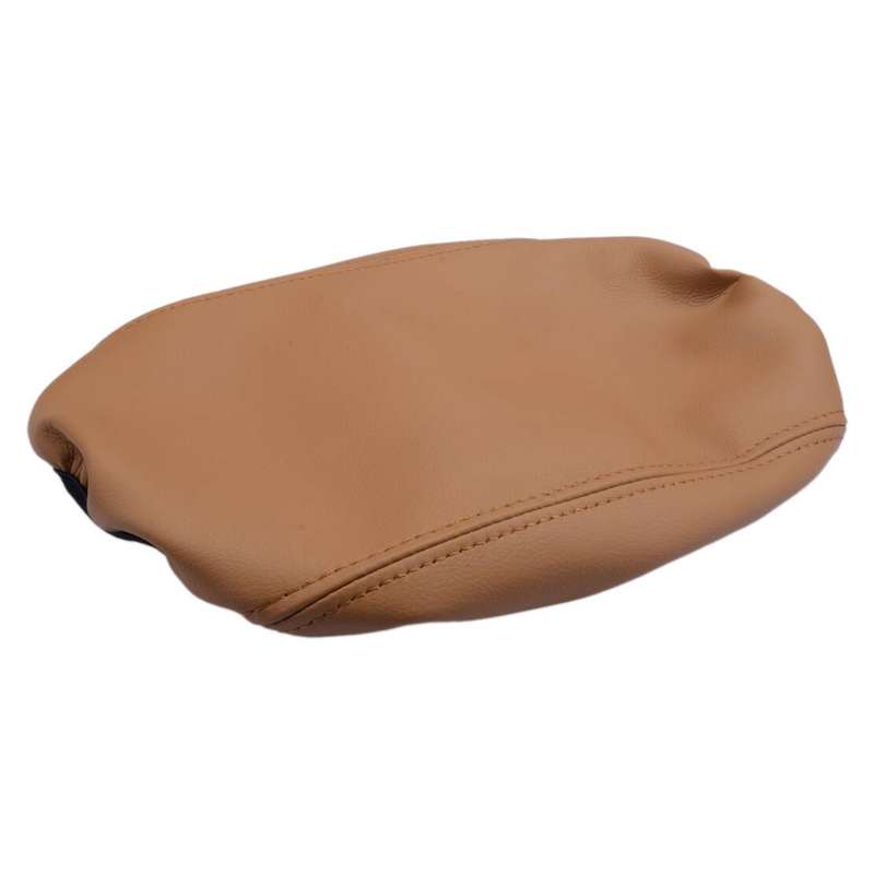 Leather Center Console Armrest Cover Brown Fit For Mitsubishi Outlander 2022-25