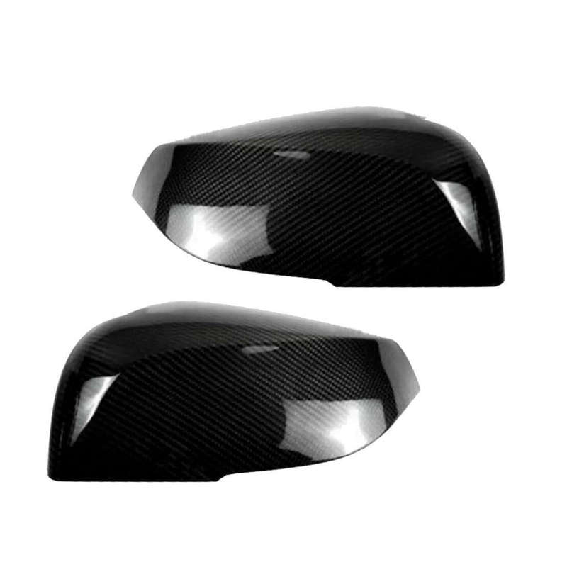 1pair Carbon Fiber Side View Mirror Cover Cap Trim Fit For Infiniti QX50 QX60