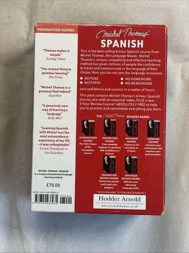 Spanish Foundation Course, 8 Audio CD's & Foundation Review