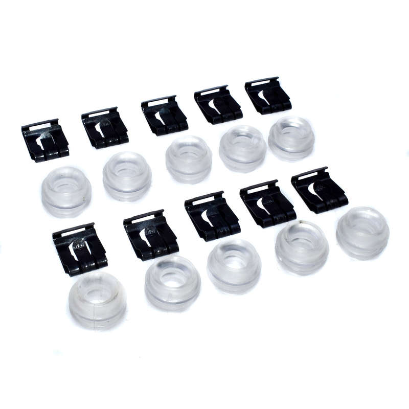 10 Sets For Mercedes Automatic Transmission Gear Shift Linkage Bushing w/ Clip