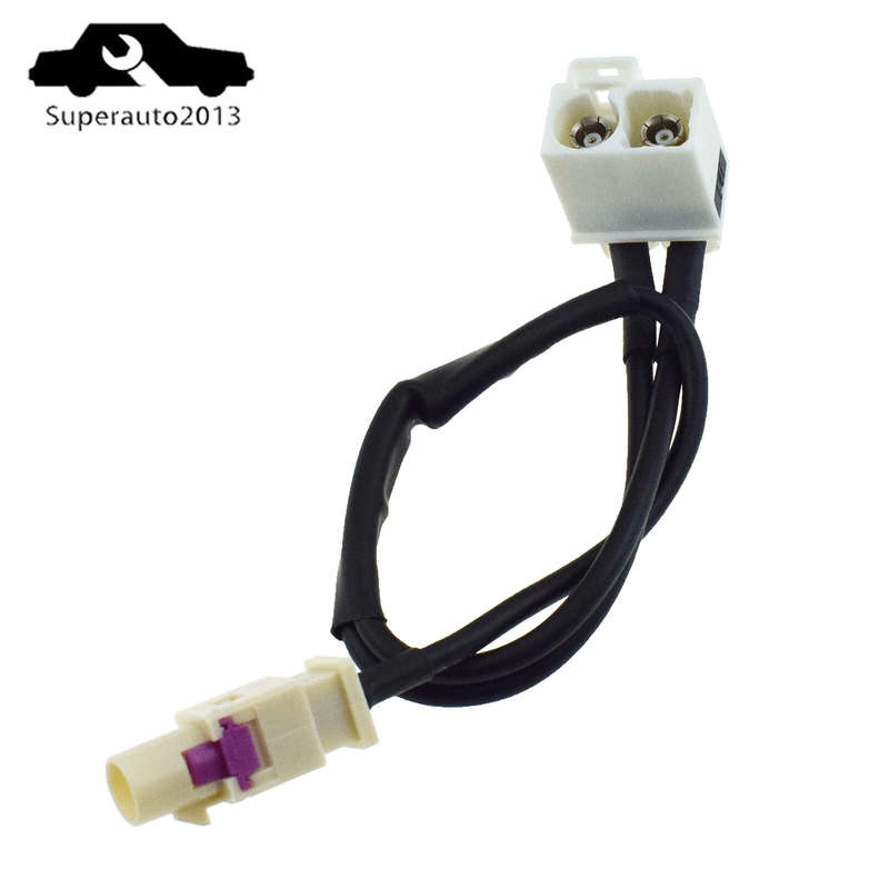 For VW Passat Jetta Tiguan Golf FM AM Radio Antenna Cable Adapter RCD510 RNS510