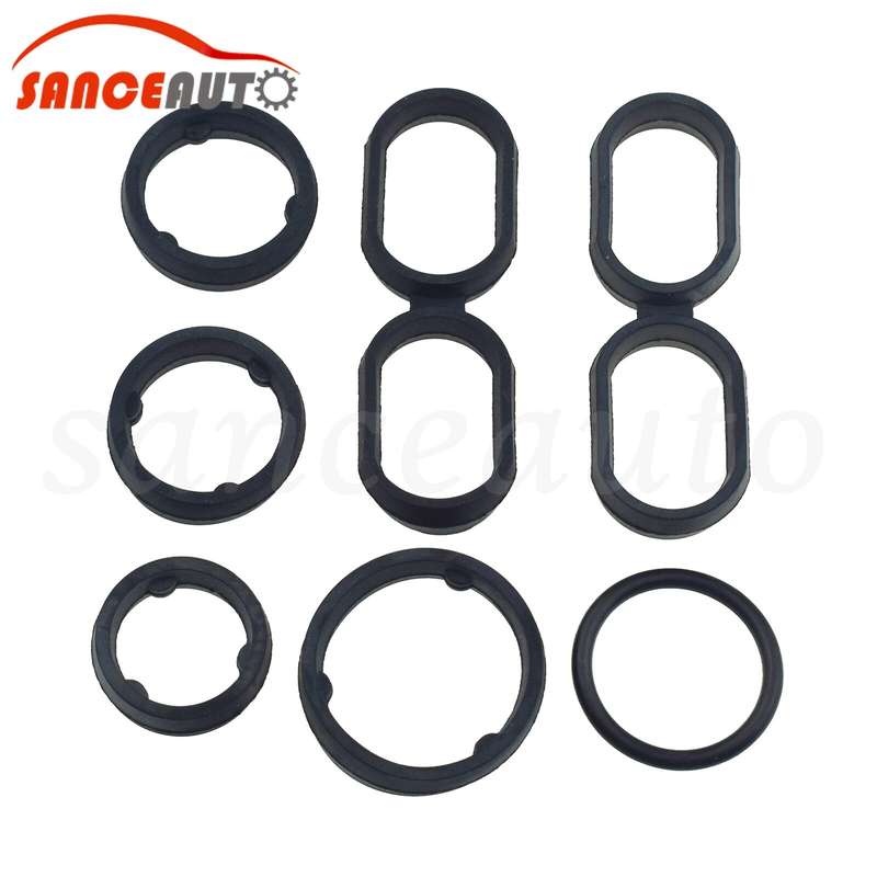 Oil Cooler Filter Gaskets For 3.6L 2014-2021 Dodge Ram Jeep Chrysler 68191356AA