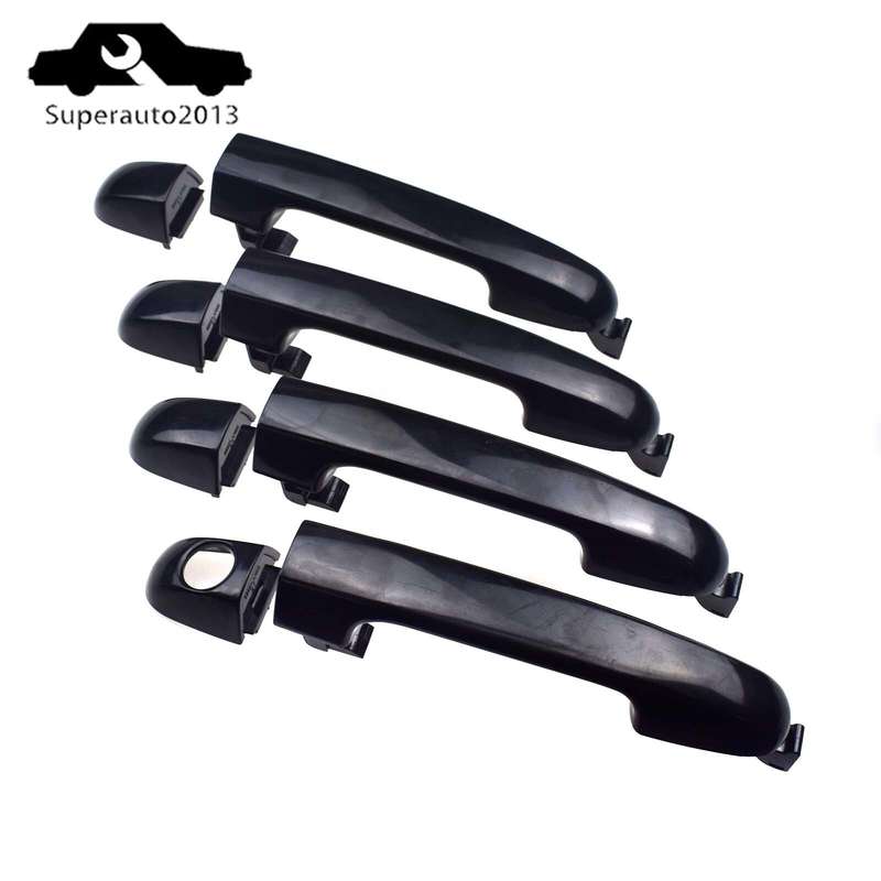 4PCS Front Rear Left Right Exterior Door Handles For Hyundai I20 2008-2015 New