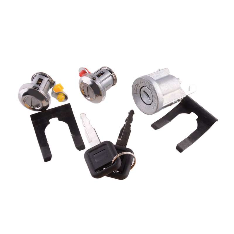 Car Ignition Cylinder Door Lock Key Set Fit For Isuzu NPR NQR NKR ELF 94-07