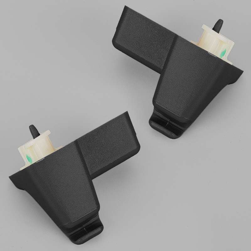 2pcs Sun Visor Clip Holder Black Fit For Land Rover Range Rover L322 2003-2012