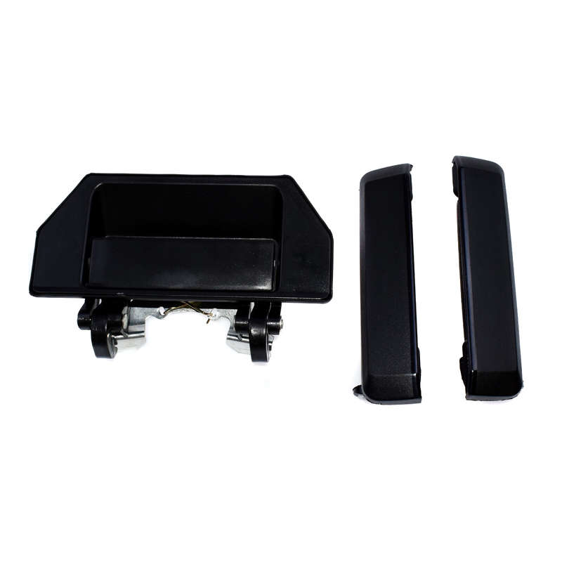 2X Door Handle & 1X External Tailgate Black For Nissan Pathfinder Pickup 720 D21