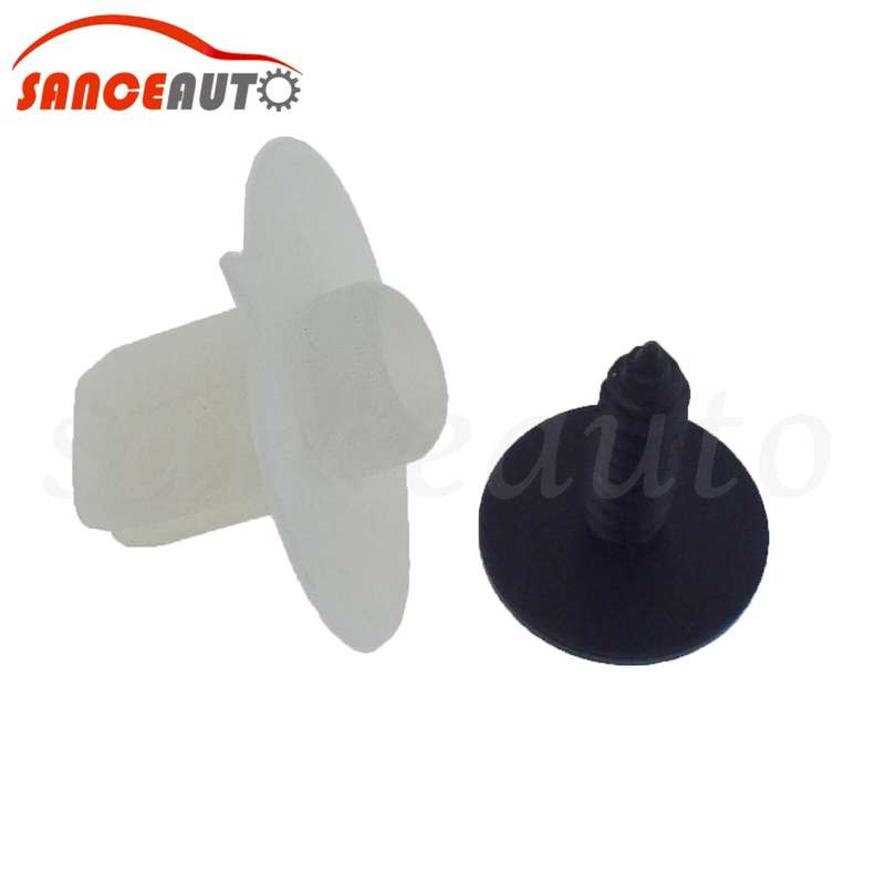 10 Sets Bumper Side Mount Tap Screw & Grommet Clips Hook Bracket for Honda Acura