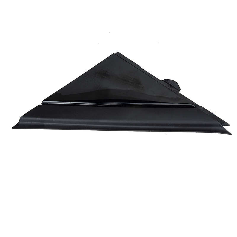 Gloss Black Left Side Rearview Mirror Flag Cover Molding Trim Fit for Fiat 500