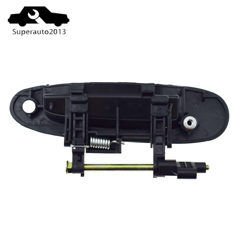 Rear Left Exterior Outside Door Handle Black For Toyota Echo 2000-05 69240-52010
