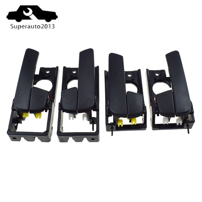 4PCS Interior Door Handle Front Rear Right Left For Kia Rio Rio5 2006 2007-2011