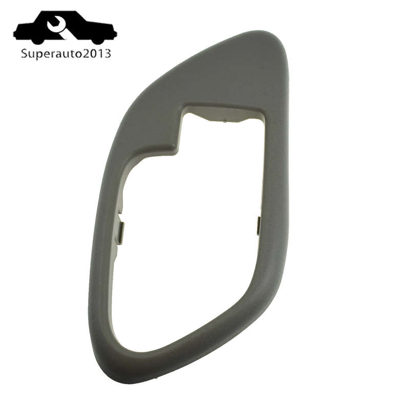 Left Inside Door Handle Bezel Gray For Chevy GMC Truck Tahoe Suburban 1995-1999
