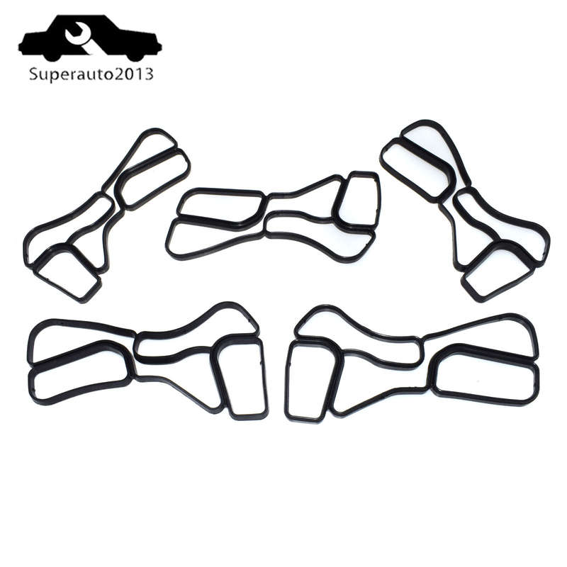 5PCS For Mercedes-Benz ML350 SLK350 C230 New Engine Oil Cooler Gasket 2721840280