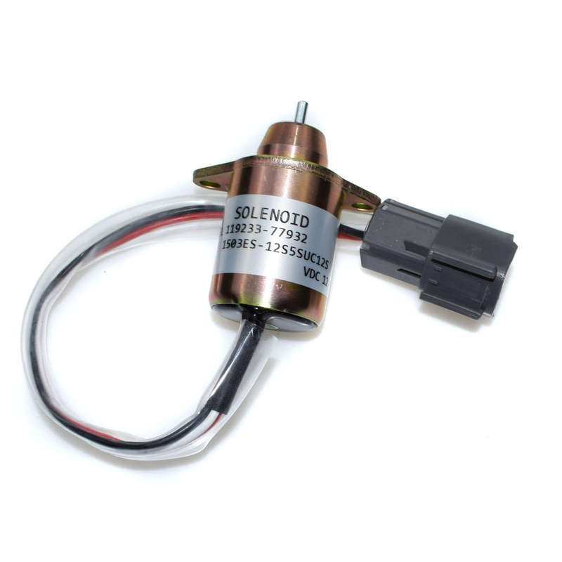 Fuel Shut Off Solenoid 119233-77932 Fit YANMAR JOHN DEERE TRACTOR Generator NEW