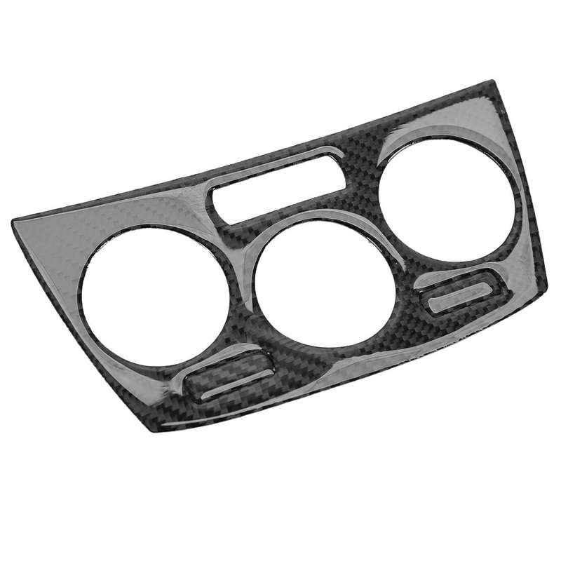 Carbon Fiber Console AC Panel Cover Trim Fit For Subaru Impreza 2009-2011