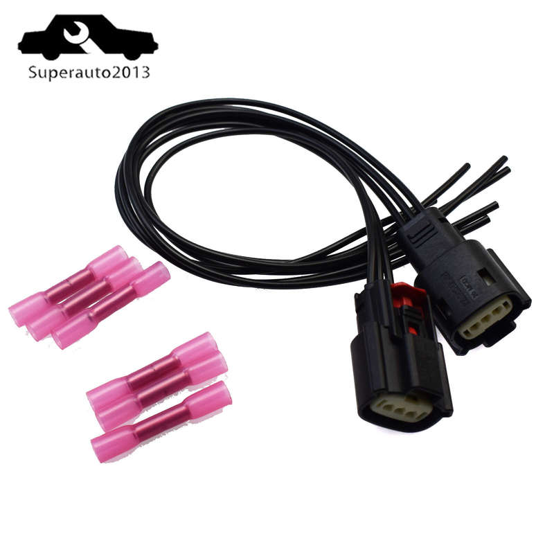 9U2Z14S411EA 2PCS Ignition Coil Connector For Ford Explorer C-Max Fusion Mustang