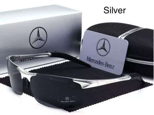 Mercedes Benz Sunglasses - Men&#039;s - Polaroid Lens / Alloy Frame Glasses- NEW UK