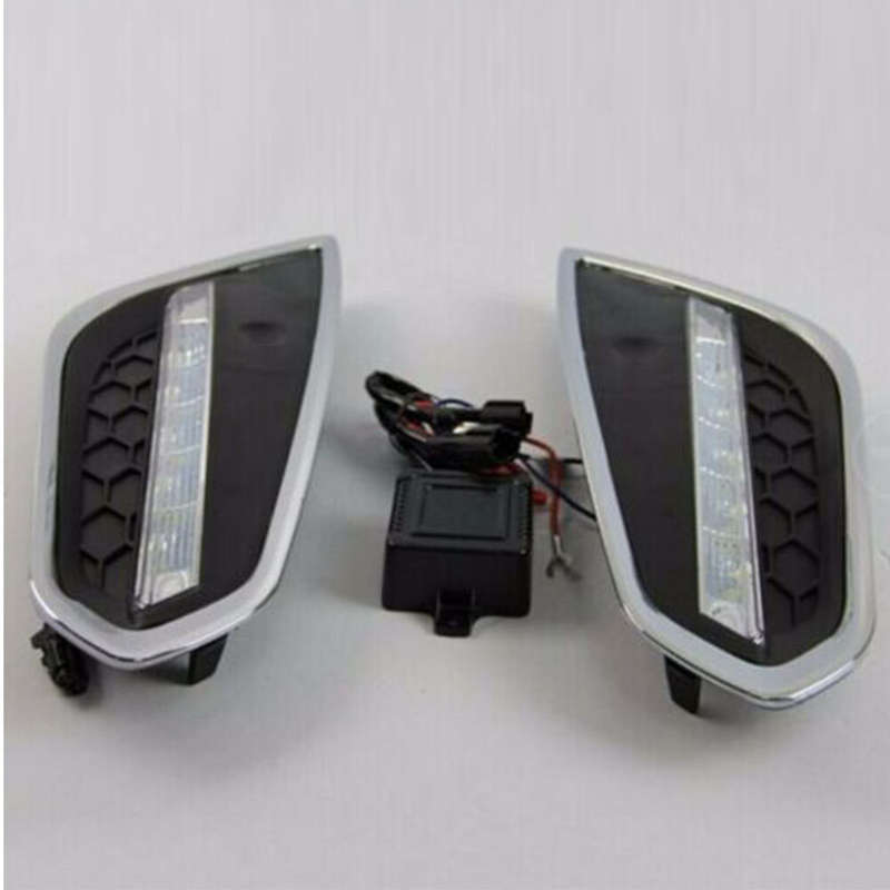Left+Right Pair For Volvo S60 T5 09-13 New Fog Lamp Front Daytime Running Lights