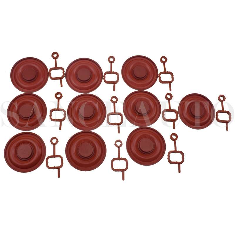 10 X For VW Audi 3.6L 3.2L Engine Valve Cover PCV Valve Seal Diaphragm Membrane