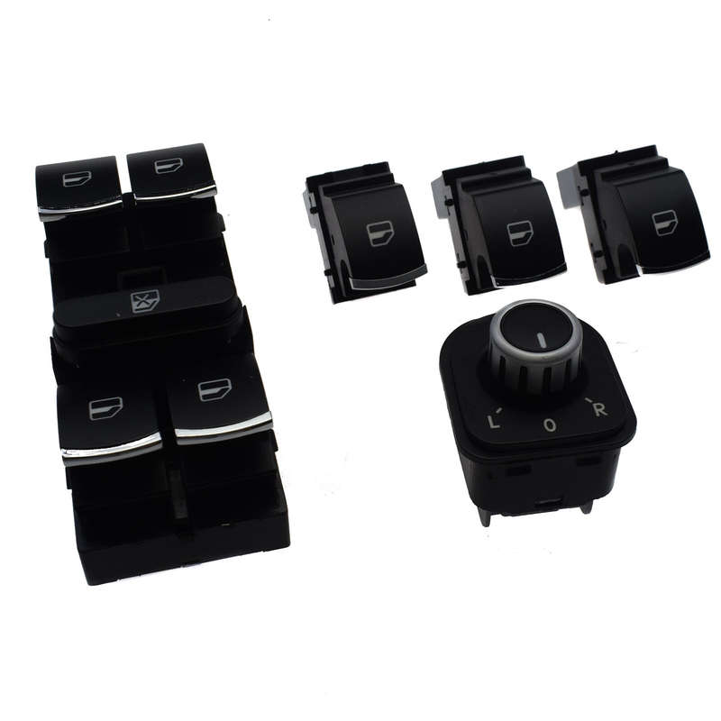 New Power Master Window Mirror Switch Kit 5PCS For Passat B6 5ND959857,5ND9