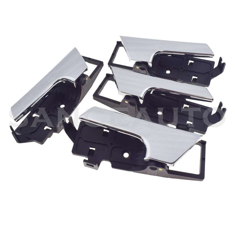 Left Right Inside Door Handles Chrome for 2007-2011 Chevrolet Aveo 2009-11 Aveo5