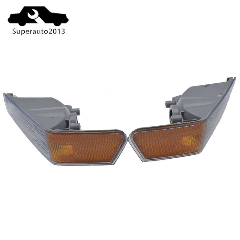 New Pair Left Right Side Fog Corner Light Lamp Cover For Jeep Patriot 2007-2014