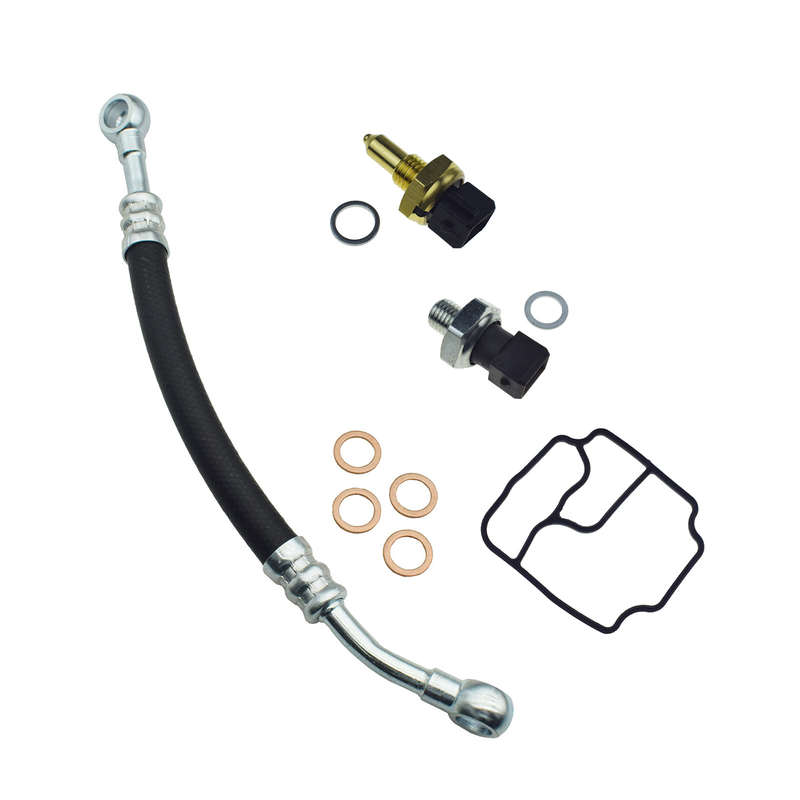 Oil Filter Housing Seal Gasket & Sensor & Hose For BMW E46 E39 E53 325Ci 530i