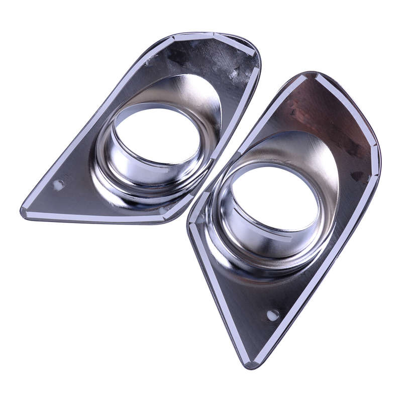 1Pair Chrome Fog Light Cover Trim Molding Fit for Dodge Journey ABS