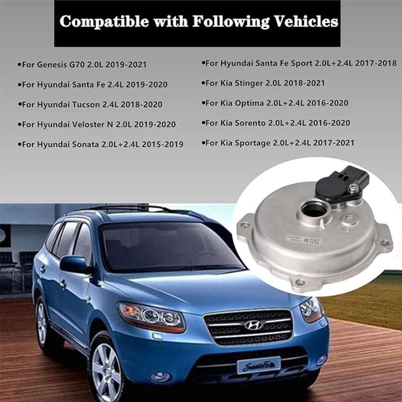 FOR HYUNDAI KIA 2.0L 2.4L VVS365 VVT663 VVT CAMSHAFT CAM SOLENOID COVER SENSOR
