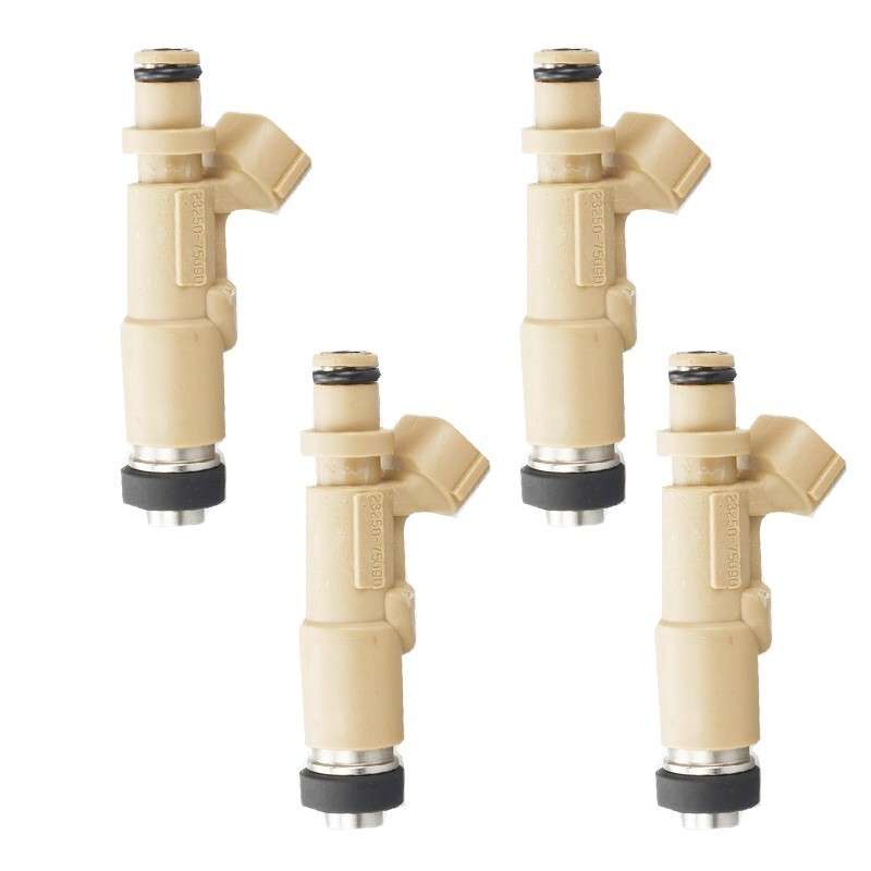 4pcs Fuel injector 23250-75090 For Toyota Coaster Hilux Land Cruiser 90