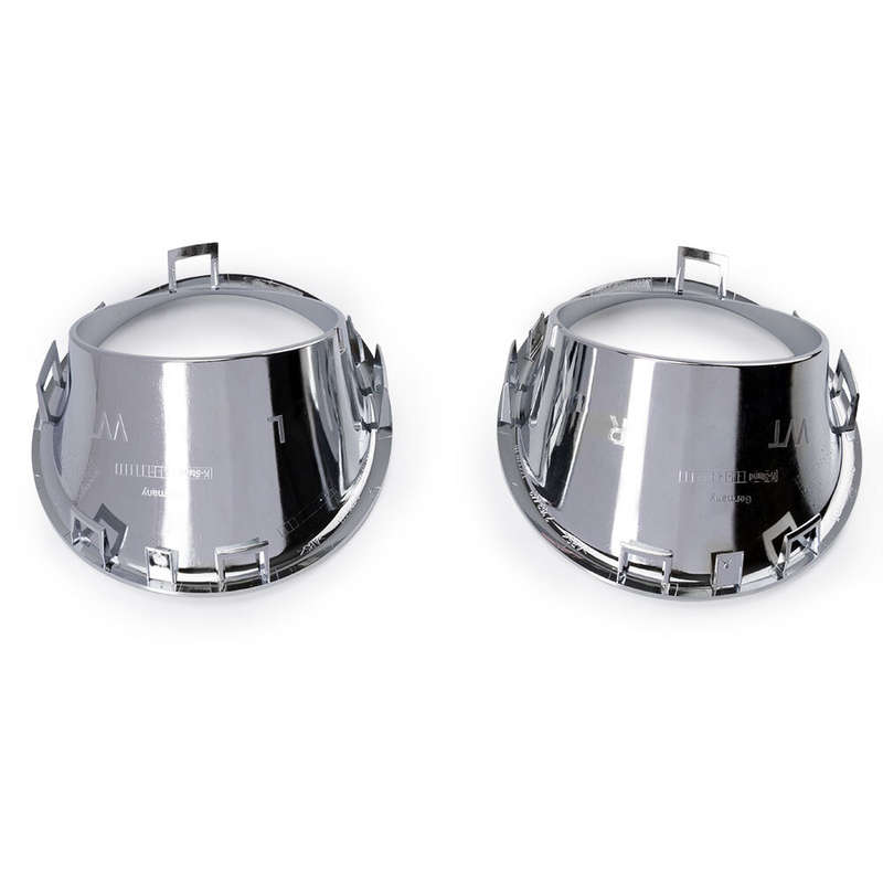 2X Fog Light Lamp Trim Ring Cover 51112753661 51112753662 For BMW Mini Cooper