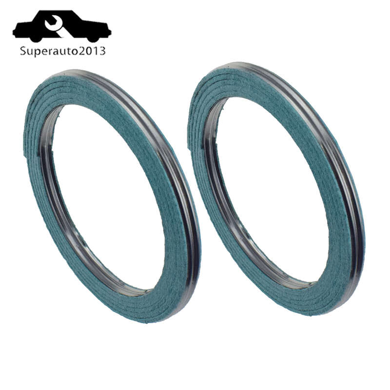 3X Front Exhaust Gaskets Kit 90917-06046 90917-06076 For 2001-05 Lexus IS300 New