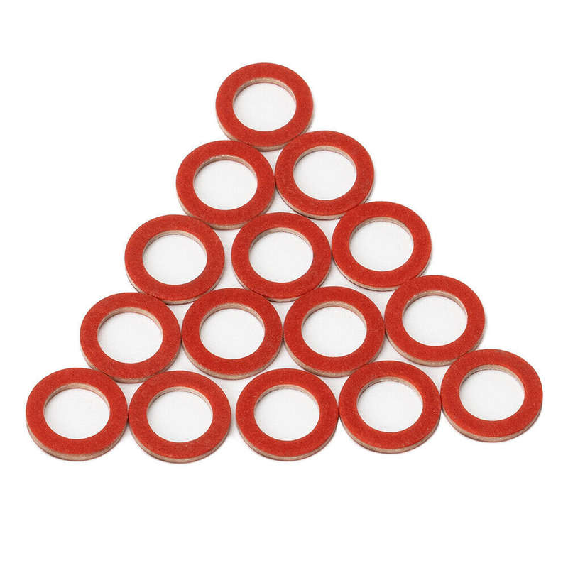 15PCS 90430-08020-00 90430-08003 Lower Unit Drain Plug Gasket Fits Yamaha Red