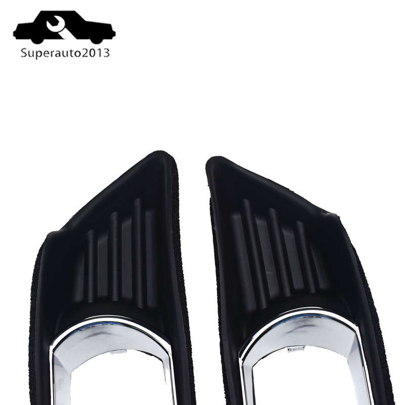 2PCS Front Bumper Fog Light Bezel Cover For Toyota Camry 52128-06040 52127-06040