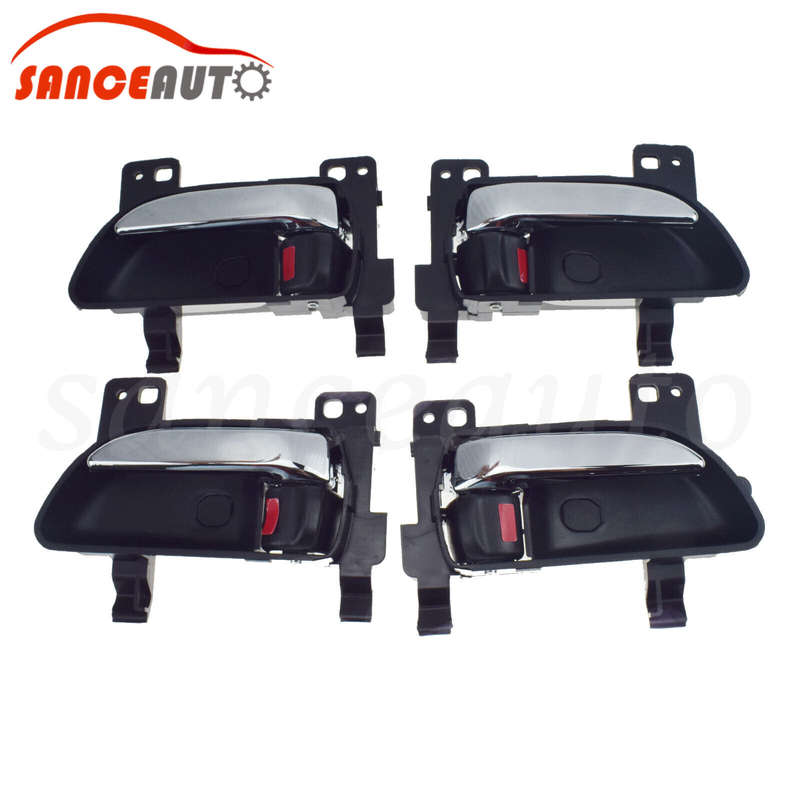 4PCS Left Right Inside Door Handle For Subaru Legacy Forester Impreza Toyota 86