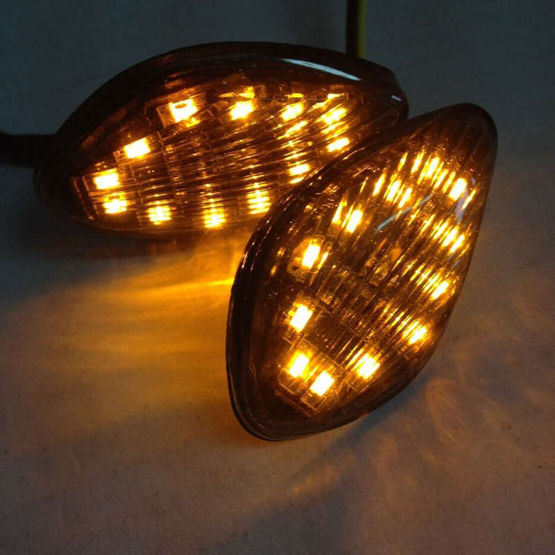 4x LED Flush Mount Turn Signal Light Fit For Honda CBR 919 600 F3/F4/F4i 1000RR