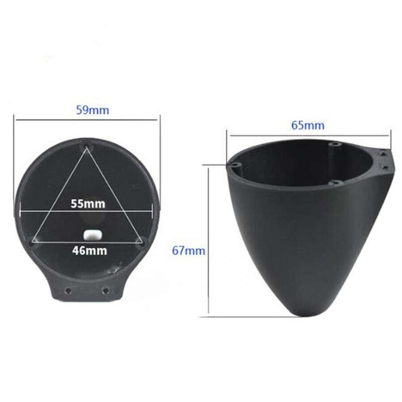 Car 3.5" Speaker Modified Three-Way Tweeter Bracket Base Shell Box Kit
