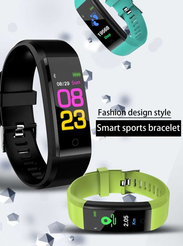 Smart Sports Watch - Activity Sleep Tracker Heart Rate Fitness Pedometer Bracelet Smart Watch