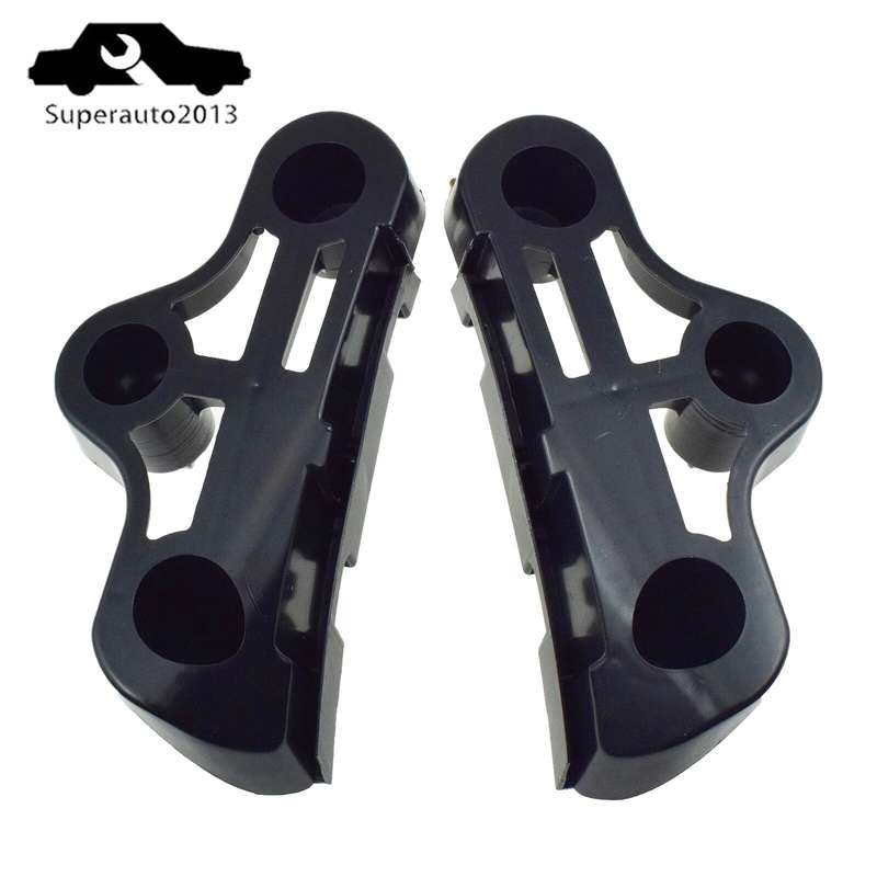 Pair Left & Right Front Bumper Mounting Bracket Set For Toyota Sequoia 2007-2021