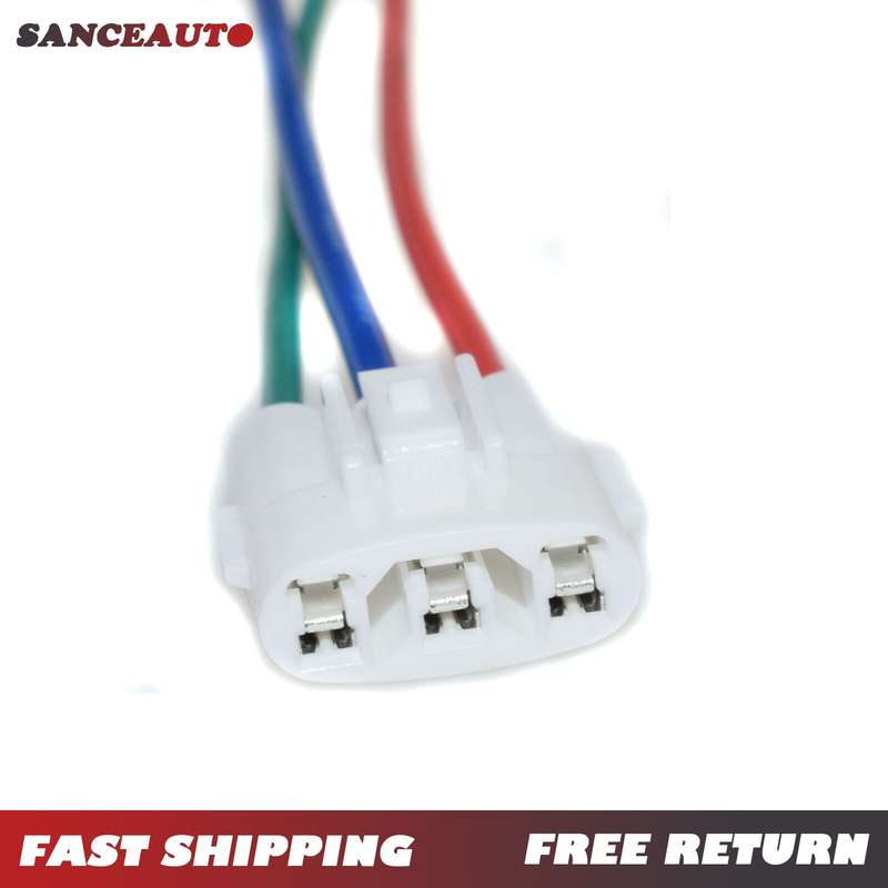 Front Turn Signal Light Socket Connector Harness W/ 3-Wire Kit For Honda Civic