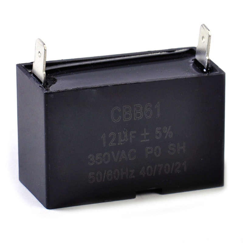 12uF CBB61 Small Gasoline Generator Capacitor 350 VAC 50/60HZ Ceiling Fan Motor